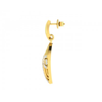 Ivanka Diamond Earrings in Gold
